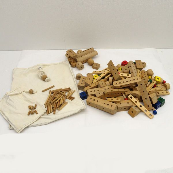 木製　組み立て　おもちゃ　セット 子供用品【中古】 