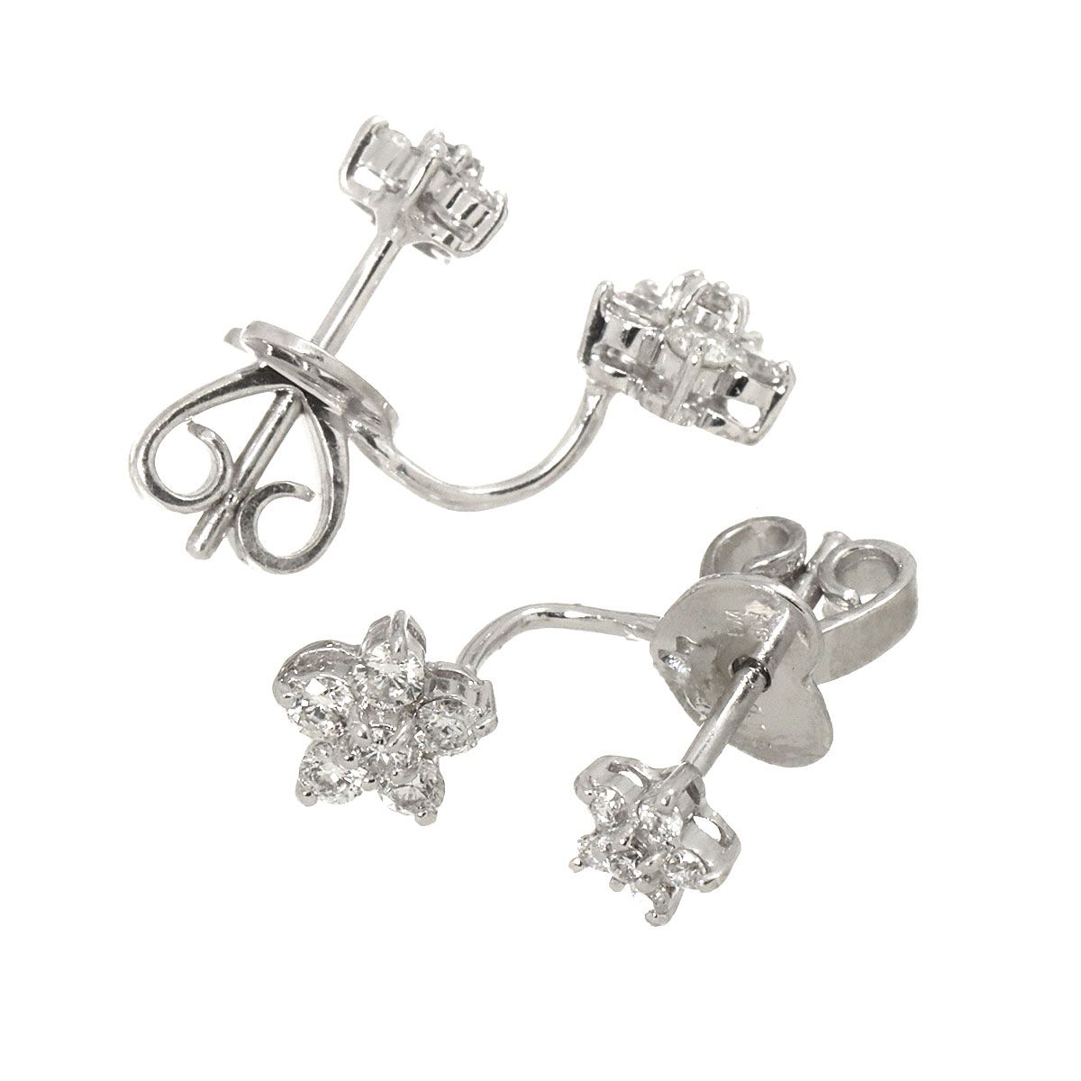 【美品】ポンテヴェキオ0.28ct K18WGダイヤモンドピアス K18WGダイヤモンドピアス | ポンテヴェキオ公式オンライン