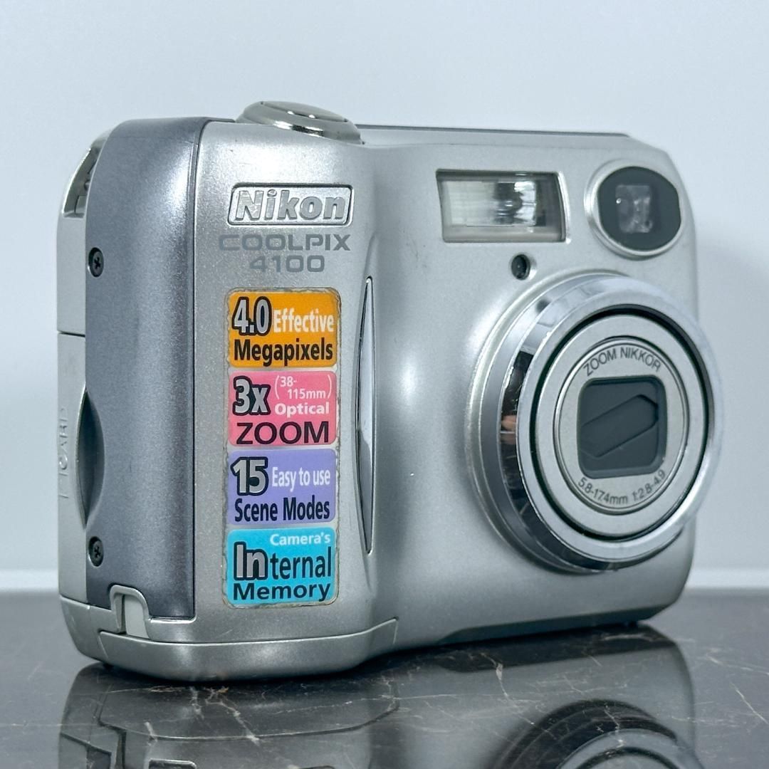 Nikon COOLPIX 4100 コンパクトデジタルカメラ 美品♪ 単3電池稼働