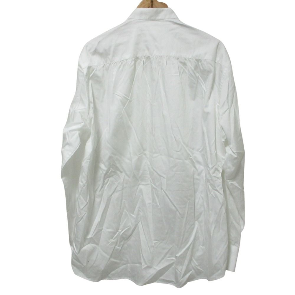 良品 BOURRIENNE Paris X ブリエンヌパリディス バンドカラーシャツ ブラウス 38 ホワイト レディース 古着 中古 USED 良品 BOURRIENNE Paris X ブリエンヌパリディス バンドカラーシャツ