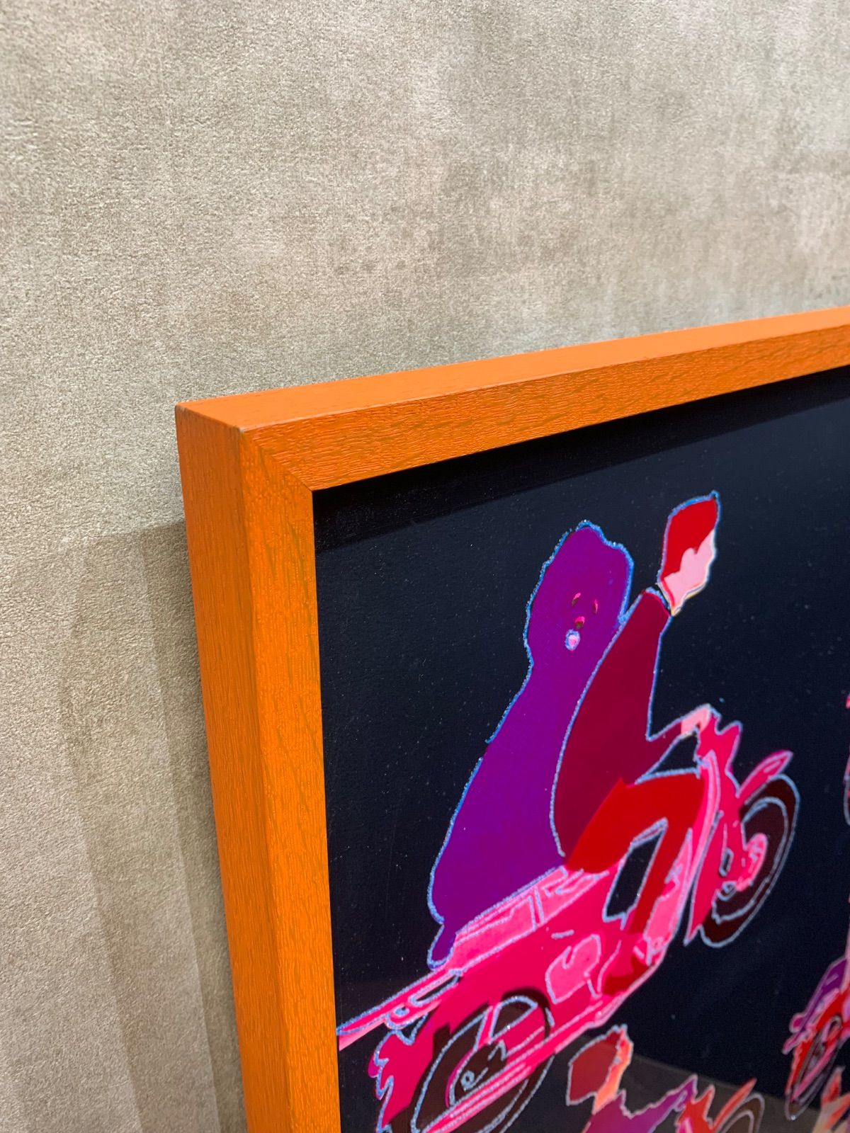 額付】【真作】YOU MEET THE NICEST PEOPLE ON A HONDA ルパート  