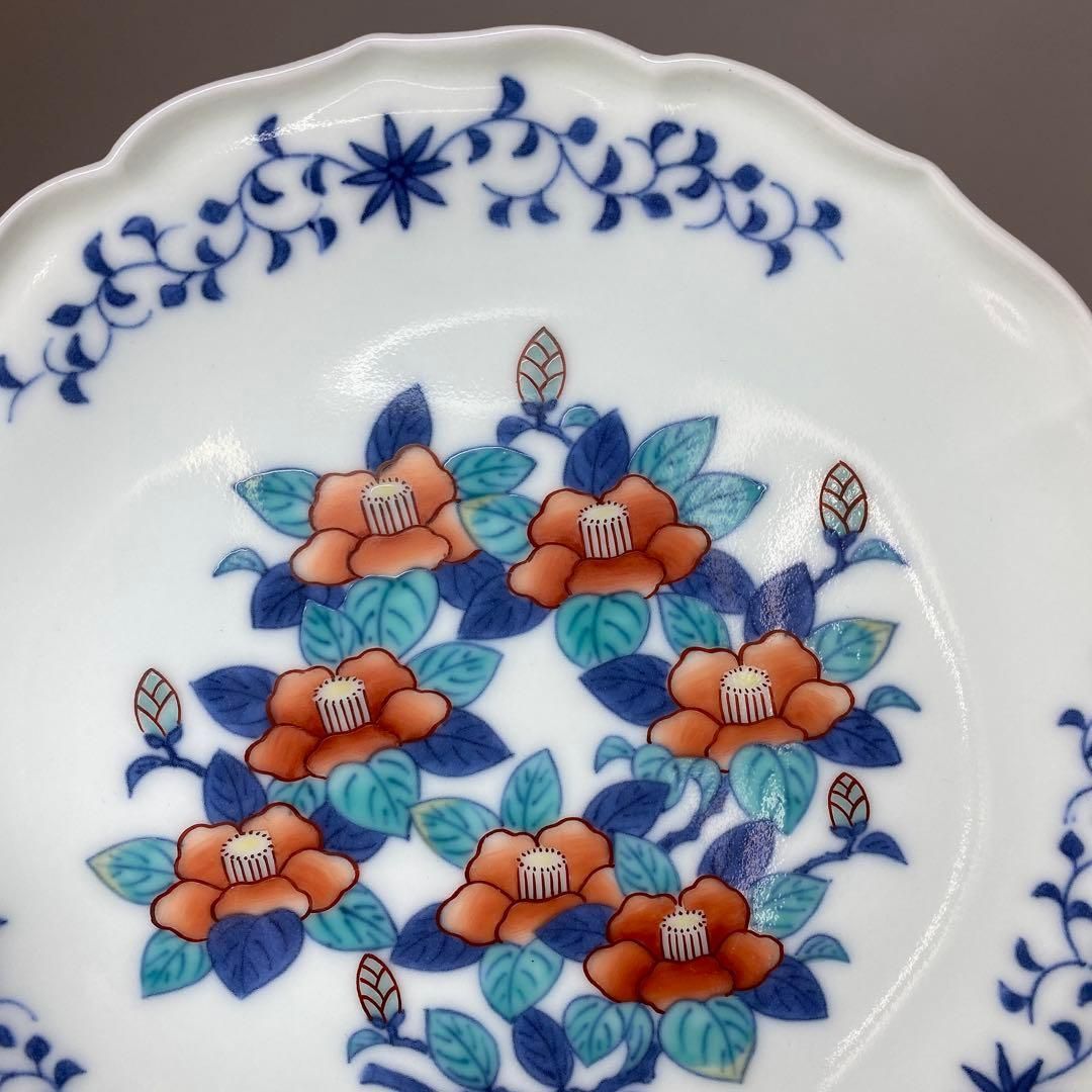 古伊万里 龍図 大皿 直径28㎝ 江戸期 古伊万里 染付 龍図 約32cm 1尺皿