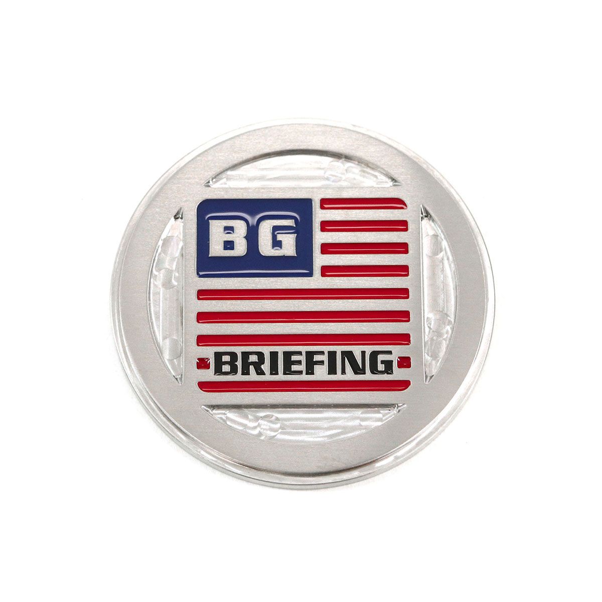 日本正規品 ブリーフィング ゴルフ ゴルフマーカー BRIEFING GOLF SSS BG FLAG CIRCLE MARKER ゴルフ用品 メンズ レディース BRG211G18 スティール(011)