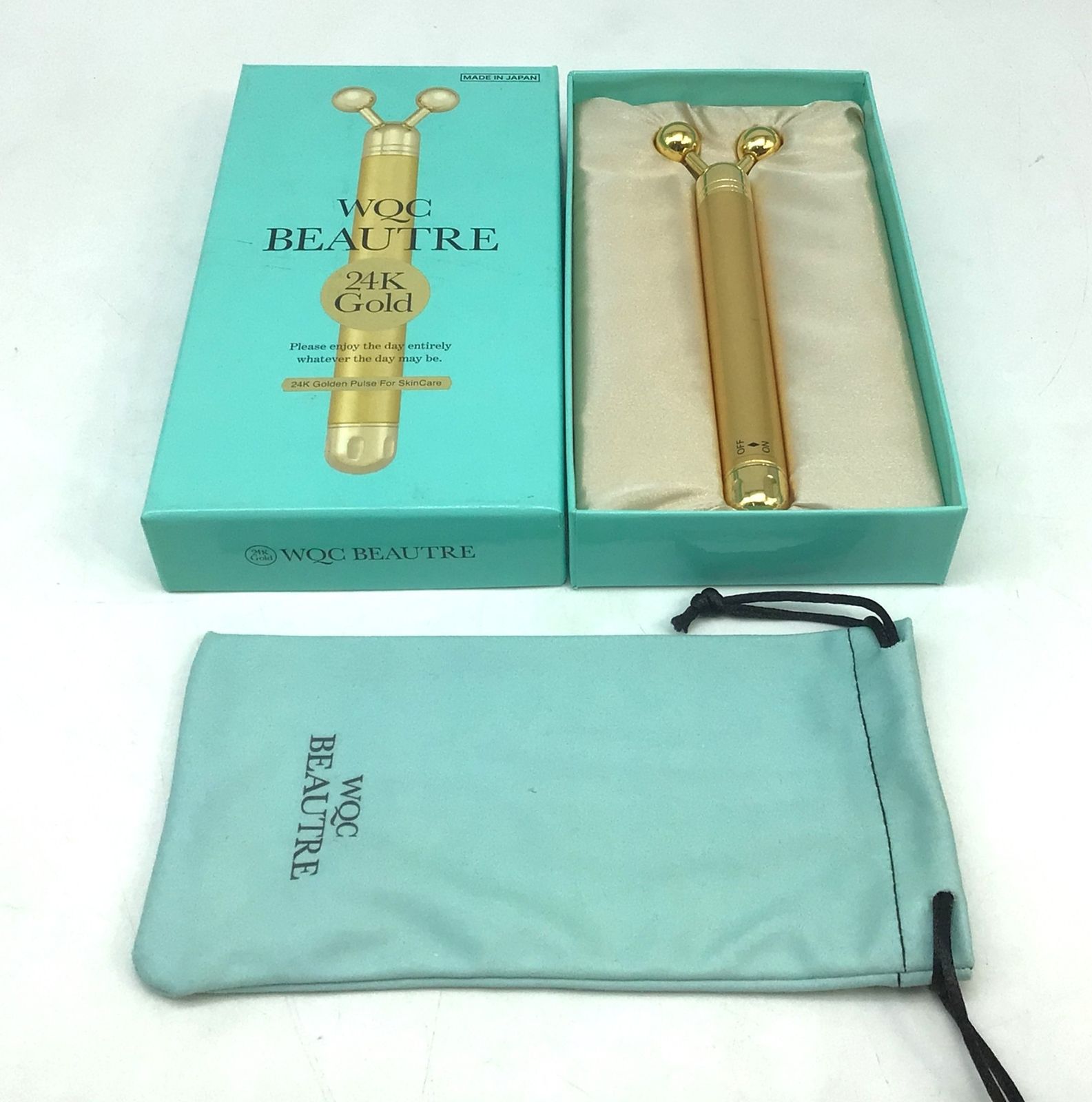 8109 WQC BEAUTRE ビュートレ 24K GOLD 金 電動美顔器 日本製 動作品