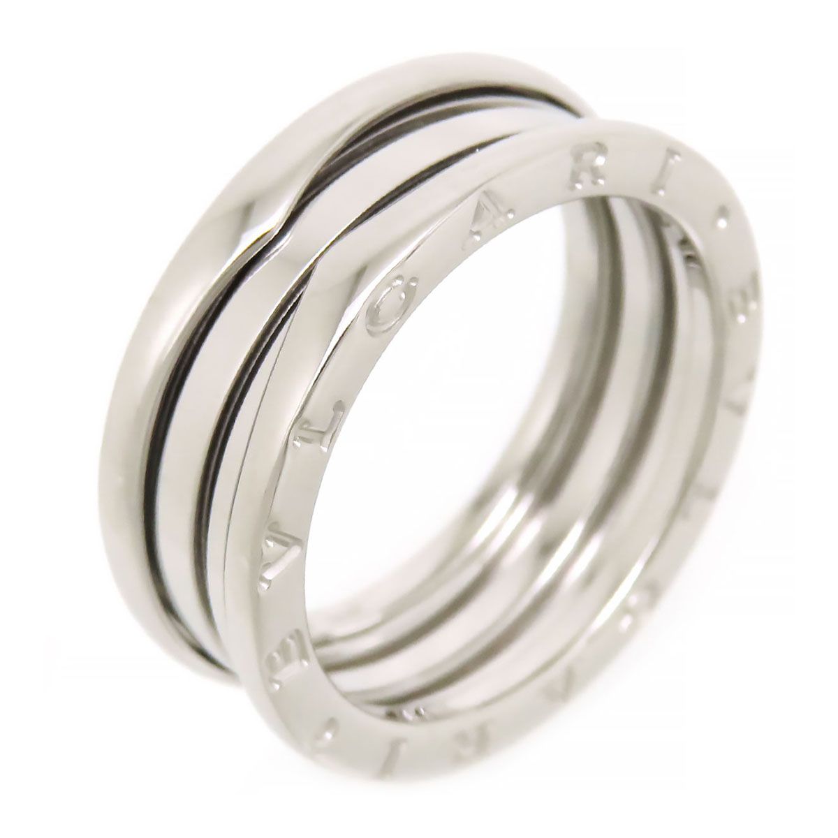 ブルガリ ビーゼロワン リング S #65 328160 750 (K18WG) メンズ BVLGARI【中古】 【ジュエリー】