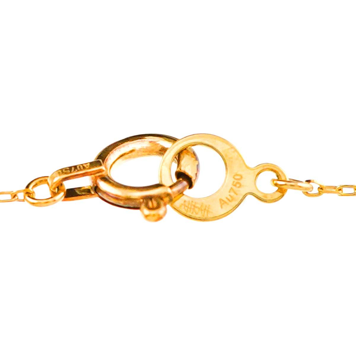 AHKAH アーカー K18 18金 ダイアモンドネックレス 750刻印あり