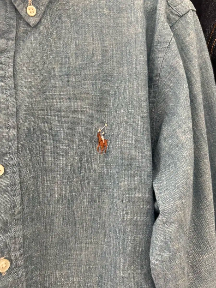 M ポロ クラシックフィット デニムシャツ