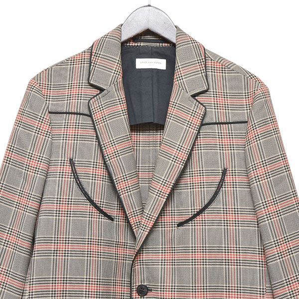 DRIES VAN NOTEN チェック柄ジャケット DRIES VAN NOTEN(ドリスヴァンノッテン) チェックダブル