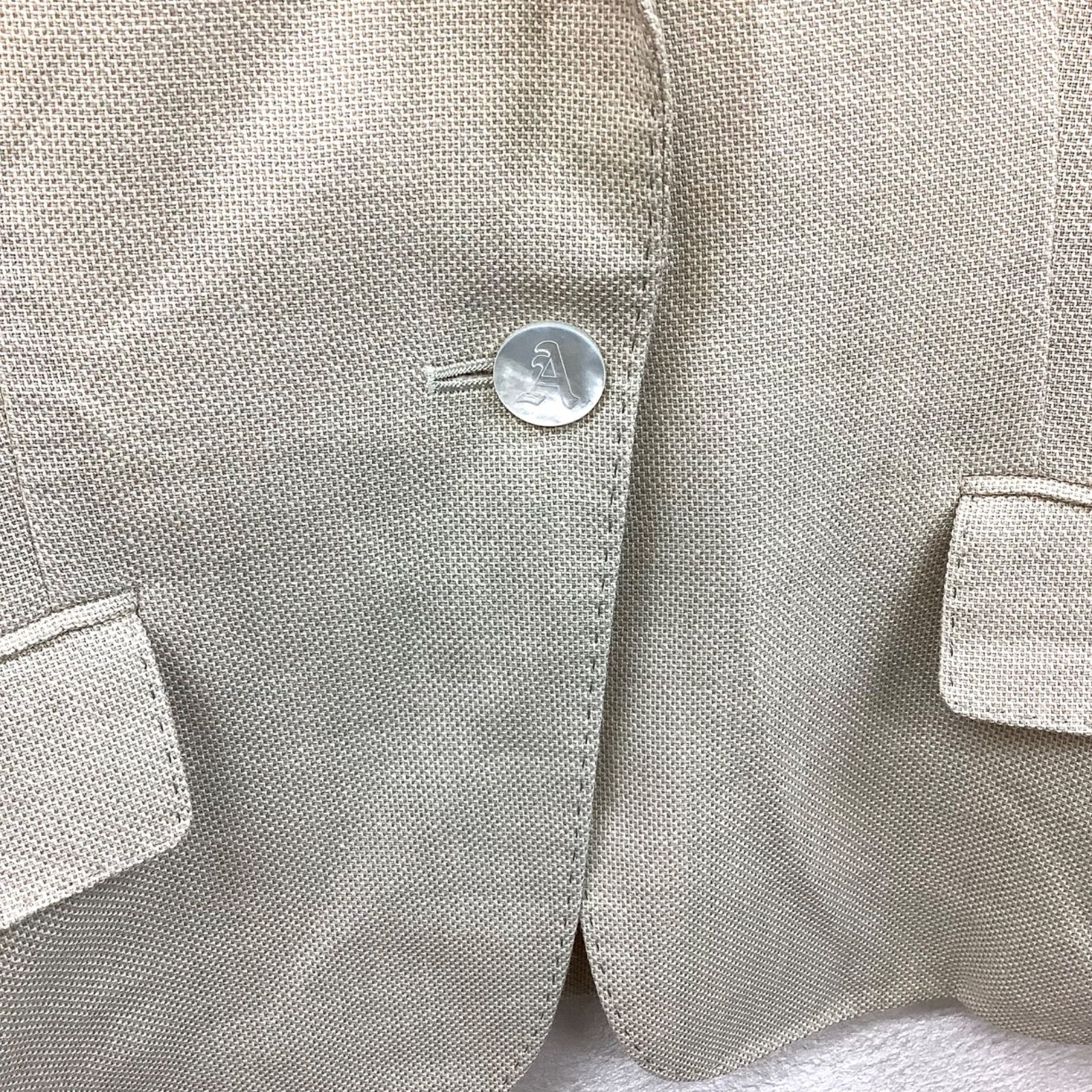 Aquascutum ベージュジャケット M ✨美品✨ Aquascutum アクアスキュータム テーラードジャケット