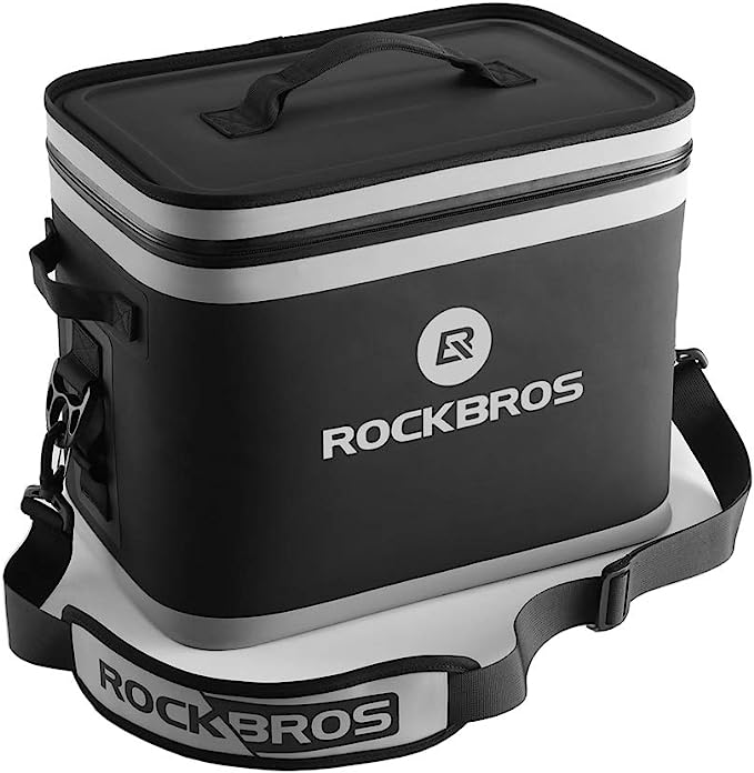 ROCKBROS(ロックブロス)クーラーバッグ 保冷バッグ 大容量 48時間保冷 キャンプ ソフトクーラー 22L アイス 