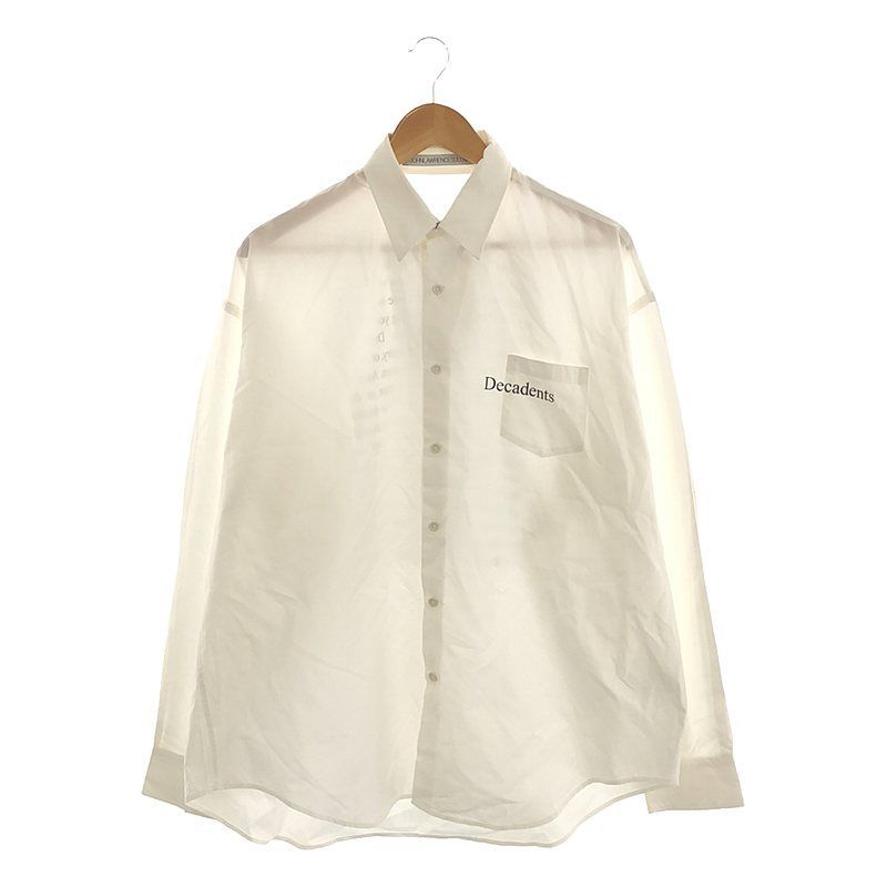 JOHN LAWRENCE SULLIVAN / ジョンローレンスサリバン | DECADENTS C/S SHIRT コットン シルク プリント シャツ | 44 | メンズ