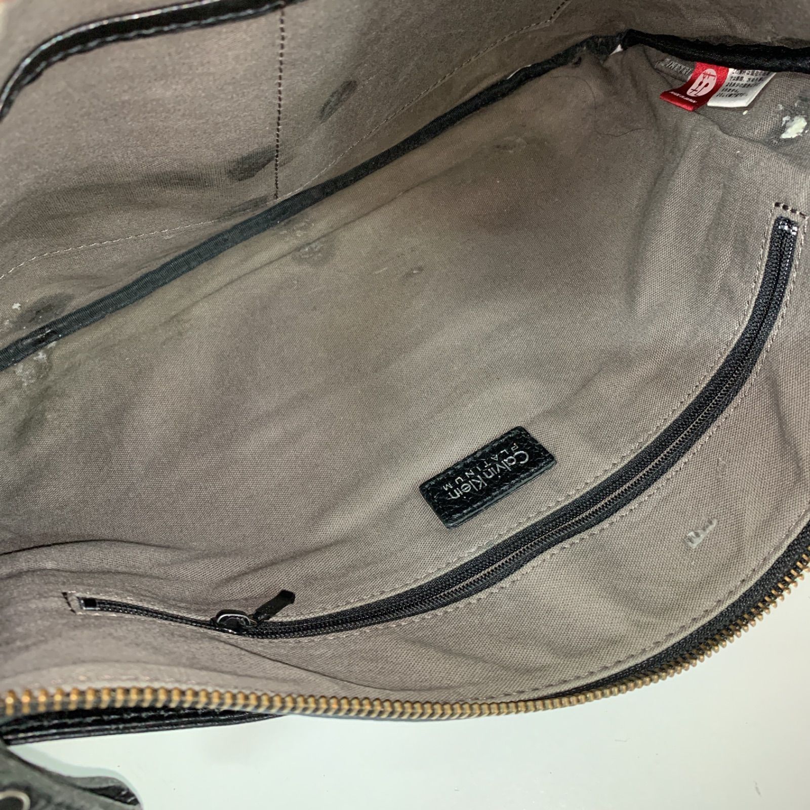 80 Calvin Klein PLATINUM カルバンクライン クラッチバッグ ポーチ 