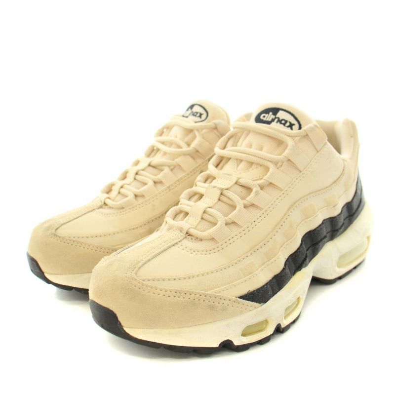 ナイキ NIKE ウィメンズエアマックス95プレミアムライトクリーム WMNS AIR MAX 95 PRM LIGHT CREAM スニーカー  シューズ レザー US6.5 23.5cm ベージュ 807443-203 /YT - メルカリ