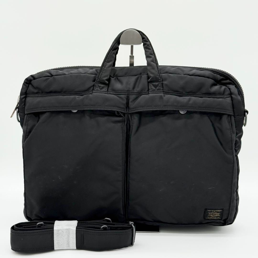 PORTER TANKER ビジネスバッグ 2way ナイロン 黒色