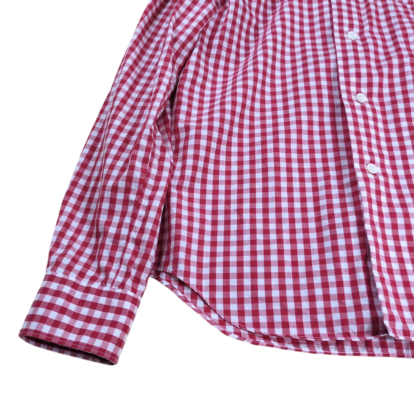 COMME des GARCONS - COMME des GARCONS / コムデギャルソン | 2012SS | 丸襟 ギンガムチェック フリルシャツ | XS | ピンク/ホワイト | レディース 2290238777.jpg?1718172245