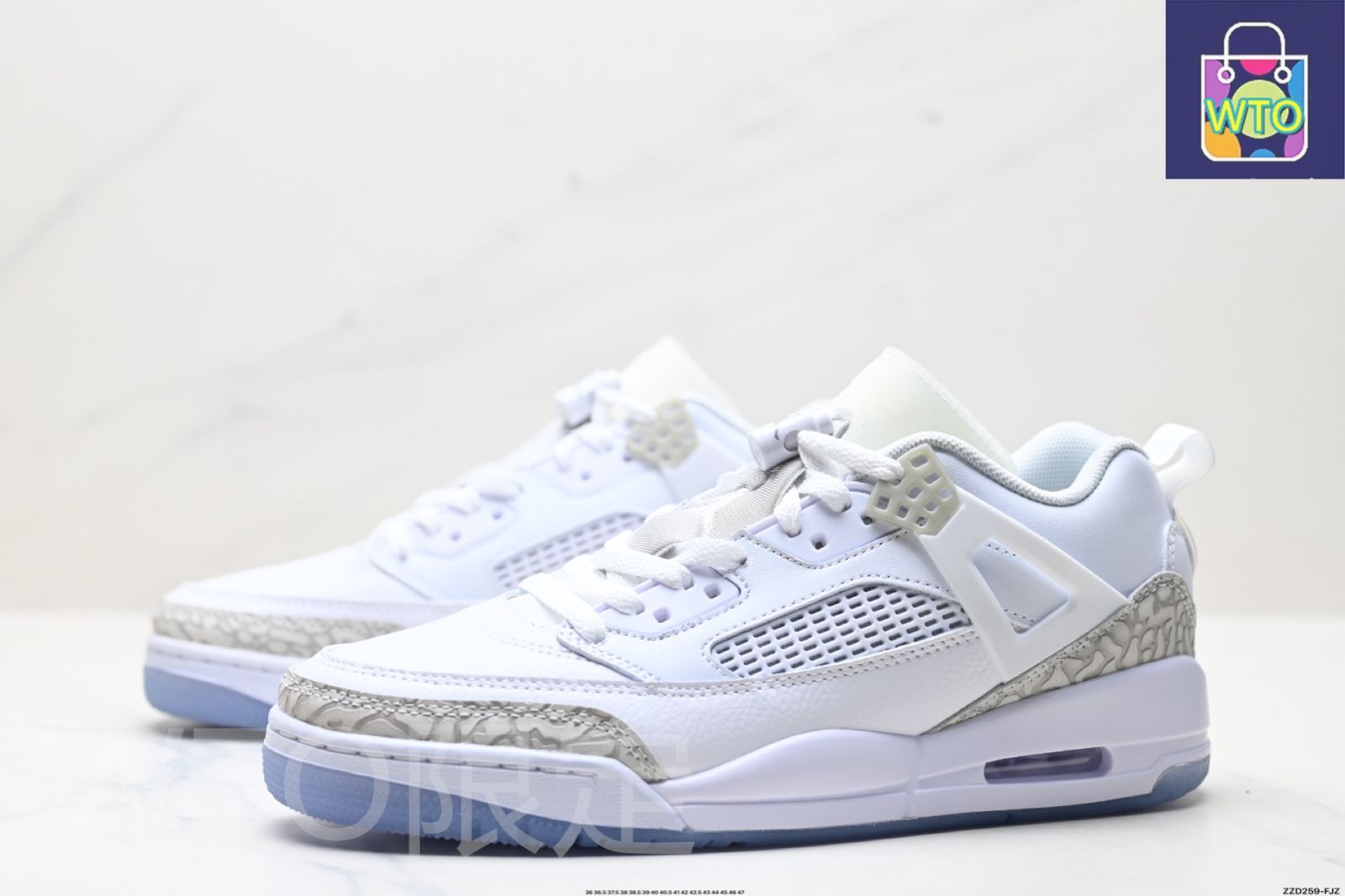 白兎　9.5 ✖️4本 ナイキ Nike Air Jordan Spizike Low 快適でミックスマッチし