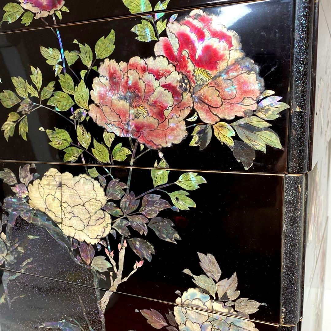 天保時代 長崎螺鈿特大重箱