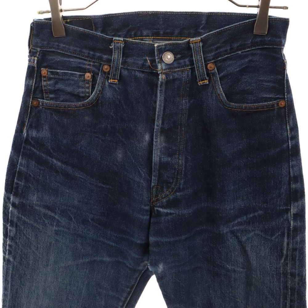 LEVI'S 90s バレンシア デニム ビッグE ボタン裏555 リーバイス LEVI'S(リーバイス) 90s 557XX復刻 ビッグE USA製 ボタン裏刻印
