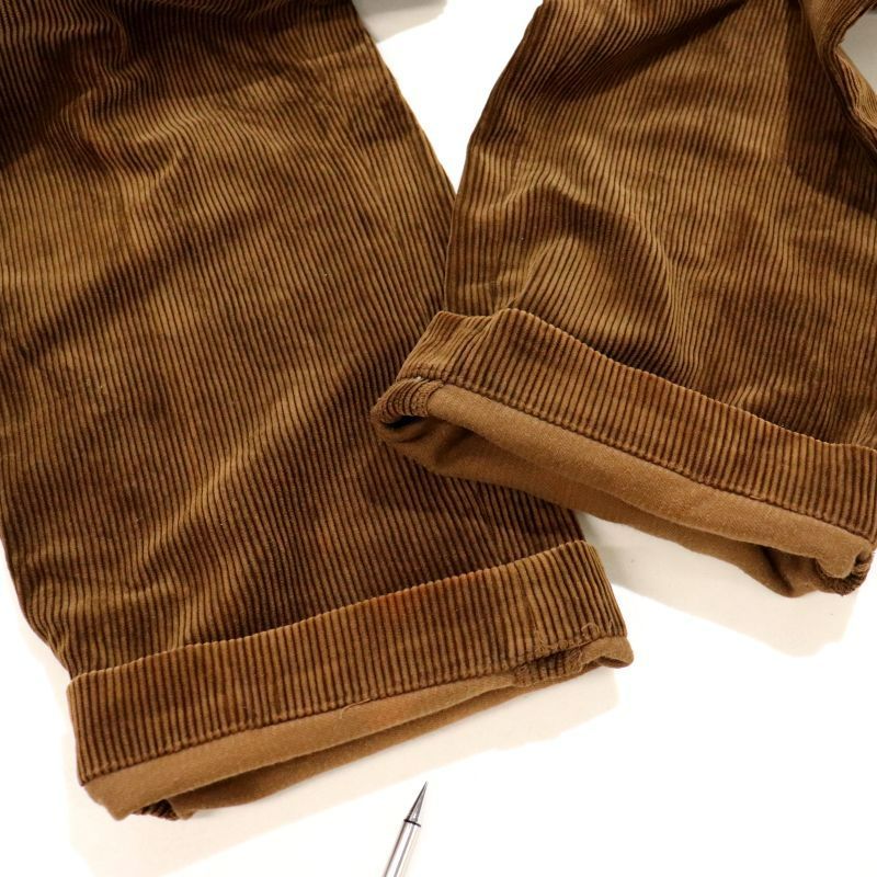 90s vintage RALPH LAUREN 2タック 太畝 コーデュロイ パンツ メンズ