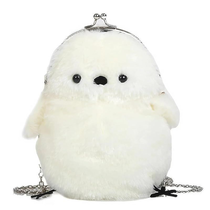 新着商品】[R-Dream] シマエナガ ポーチ バッグ レディース ふわふわ