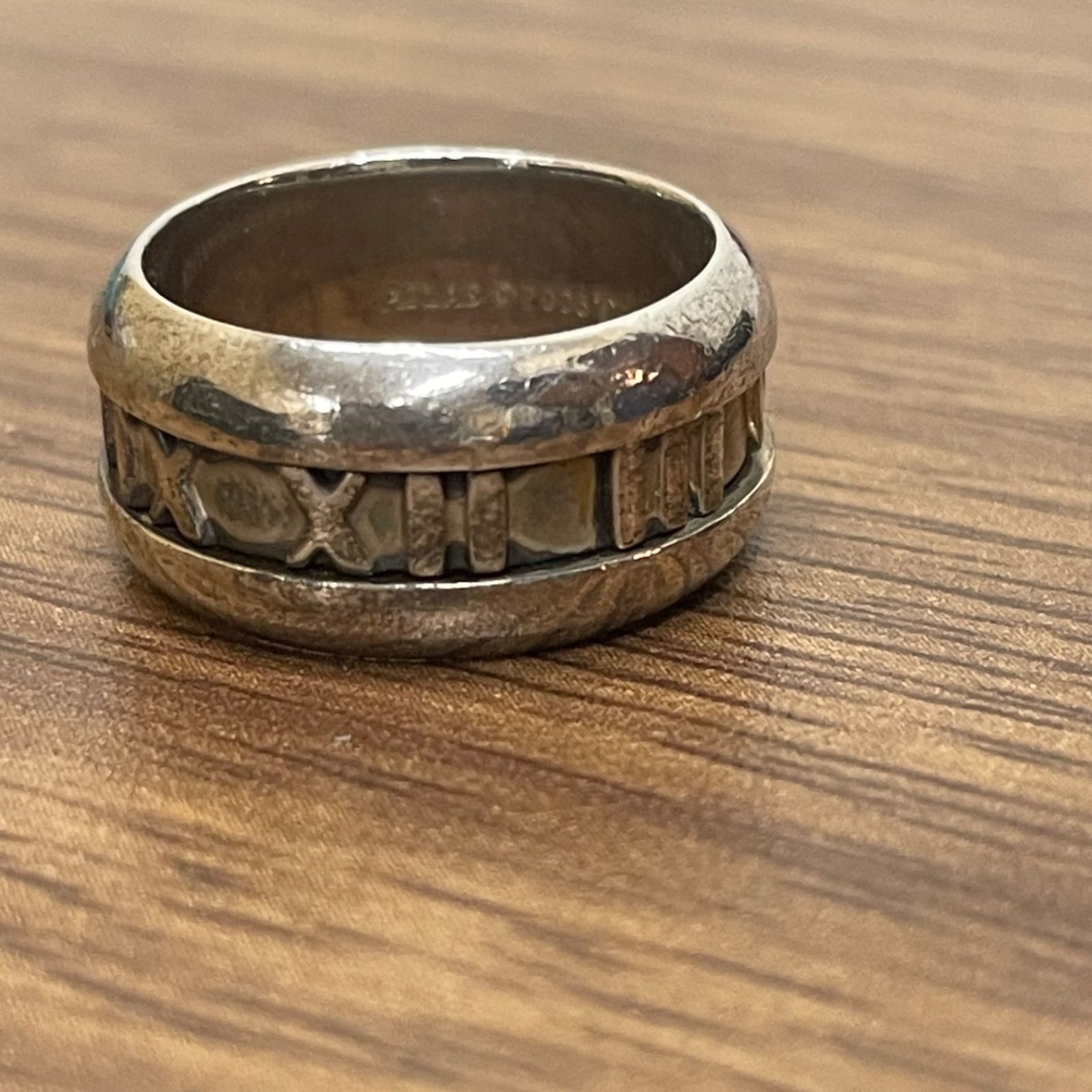 TIFFANY&Co. ティファニー SV925 アトラス ワイドリング 9号 TIFFANY&Co. ティファニー Tiffany＆CO アトラス ワイド リング