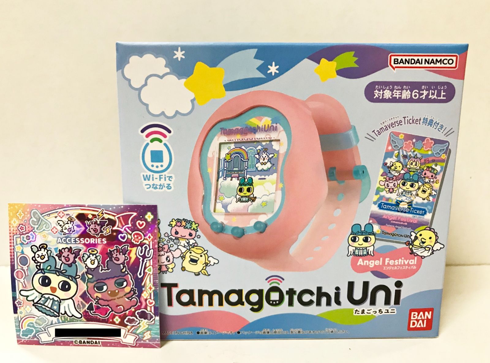 美品！ たまごっちユニ エンジェルフェスティバル バンダイ BANDAI Tamagotchi Uni Angel Festival（たまごっち