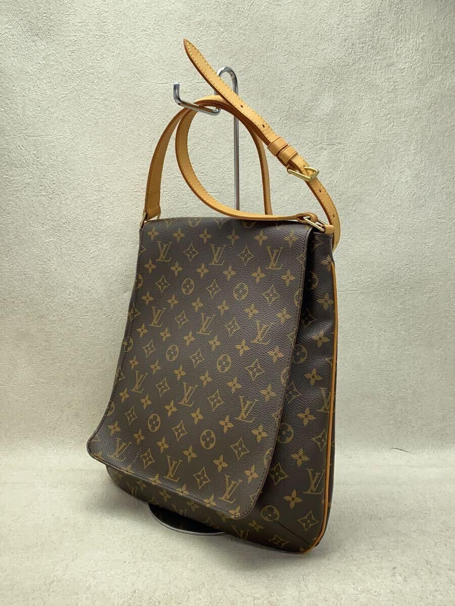 LOUIS VUITTON ミュゼット_モノグラム・キャンバス_BRW PVC ブラウン - メルカリ