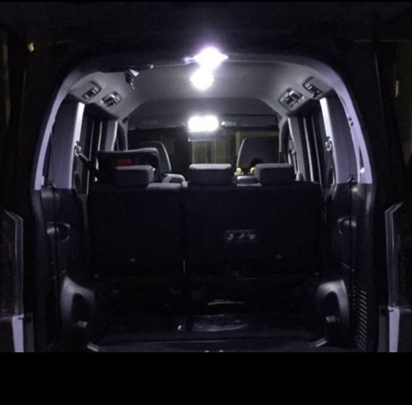 鬼爆 S14 シルビア 純正球交換用 LED ルームランプ バルブセット 室内灯 車内照明 読書灯 ウェッジ球 カスタムパーツ