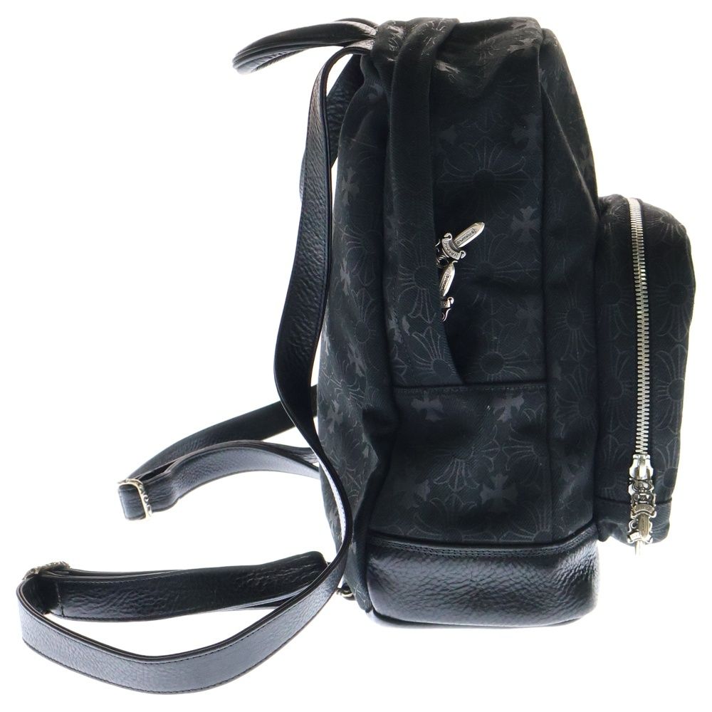 クロムハーツ Chrome Hearts デニム総柄バックリュックブラック