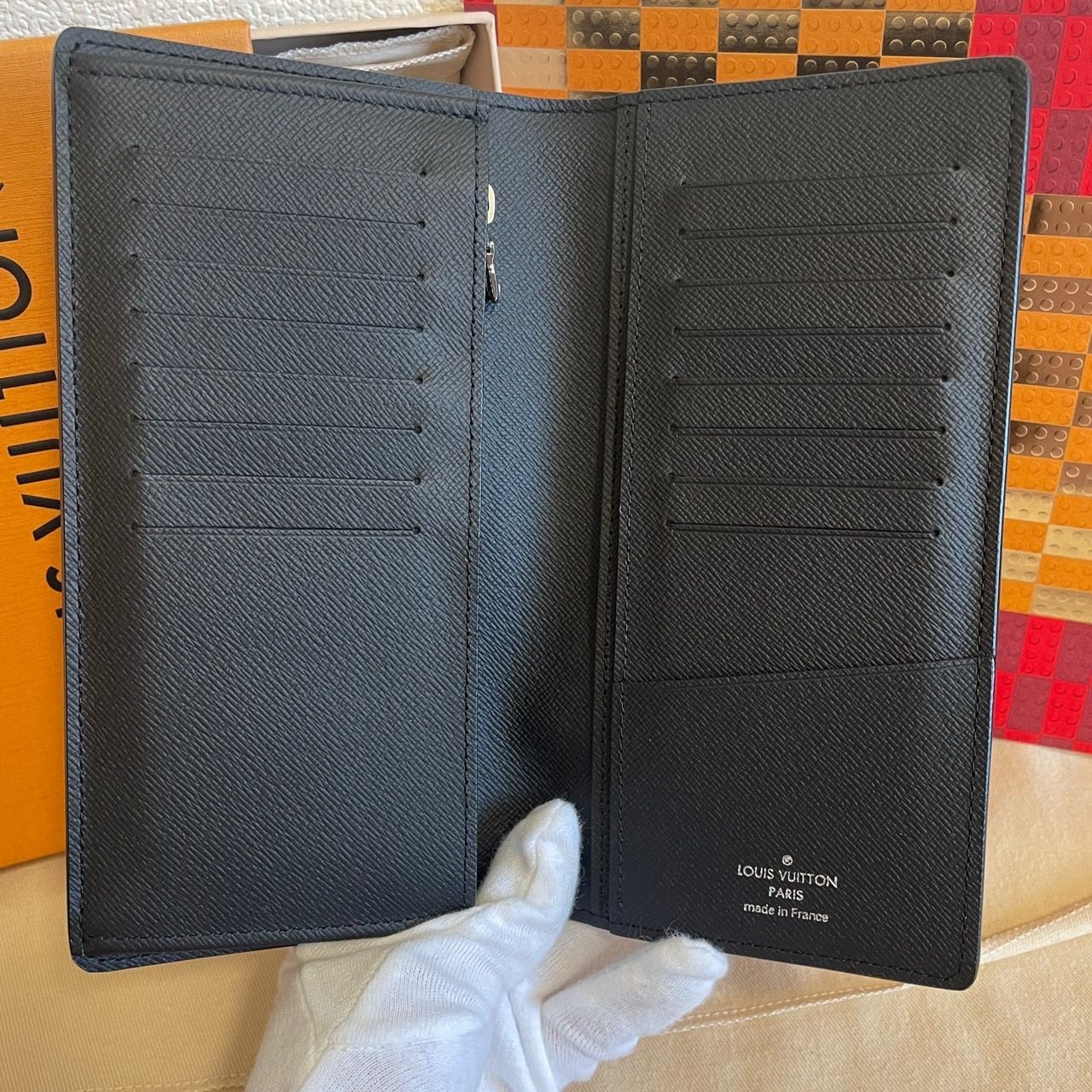 ほぼ新品】ICチップ ルイヴィトン タイガ ポルトフォイユ ブラザ