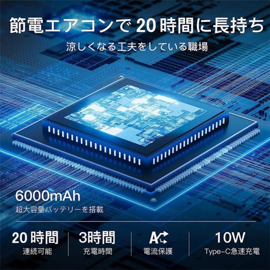 首かけ扇風機 羽なし