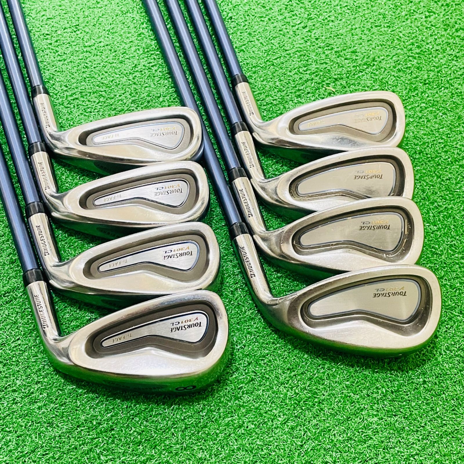 9154 TOURSTAGE V301 CL ツアーステージ レディース 女性用 右利き アイアン8本セット フレックスL 5.6.7.8.9.P.PS.S