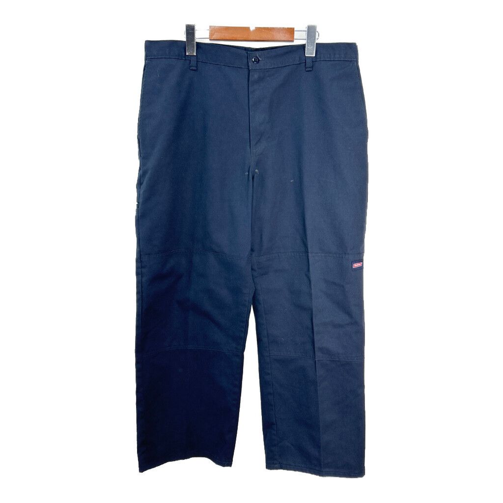 Dickies ディッキーズ ダブルニーパンツ ネイビー (メンズ W36 L29) 中古 古着 R1671