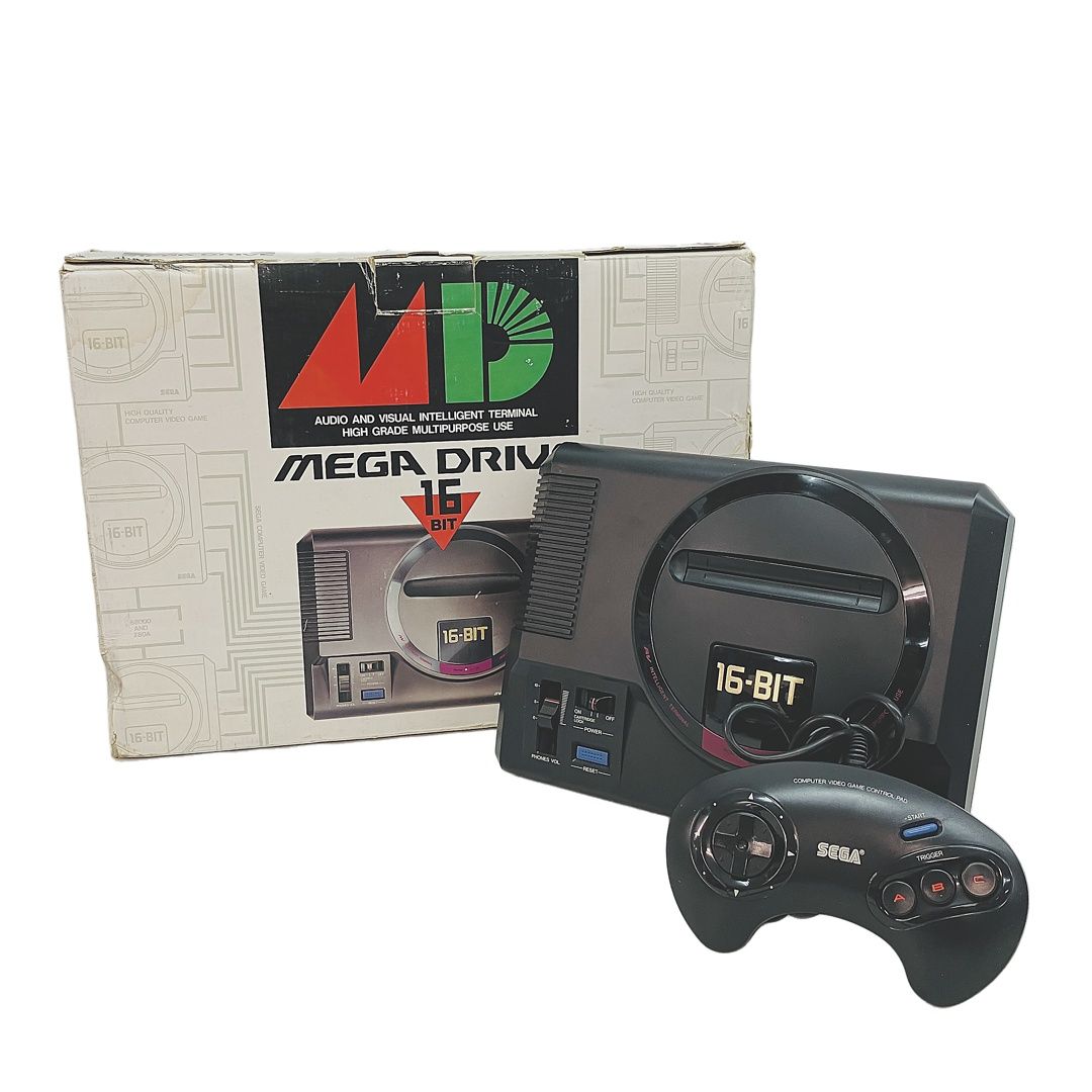 N878 ☆ セガ メガドライブ　本体 箱付き　HAA-2510  SEGA SEGA セガ メガドライブ[HAA-2510] 本体&ソフト まとめ「ソニック ザ