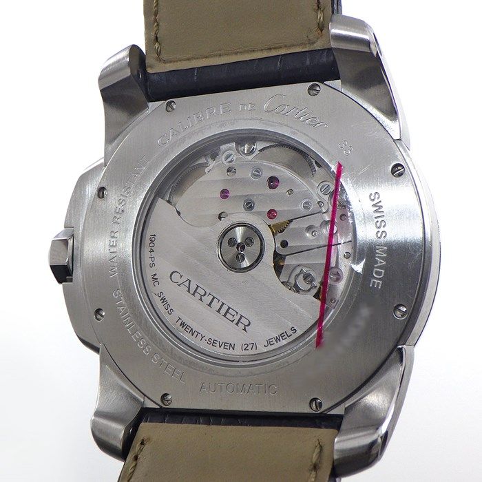 カルティエ Cartier 腕時計 カリブル W7100037 デイト 夜光