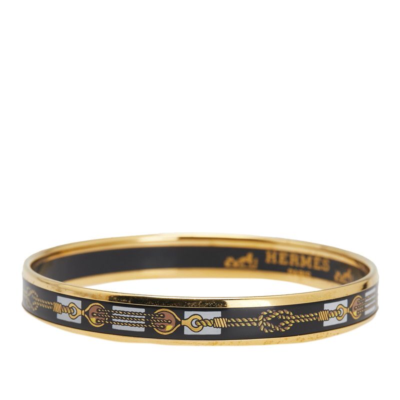 エルメス エマイユPM 七宝焼き ゴールド マルチ メッキ レディース HERMES 214-33195