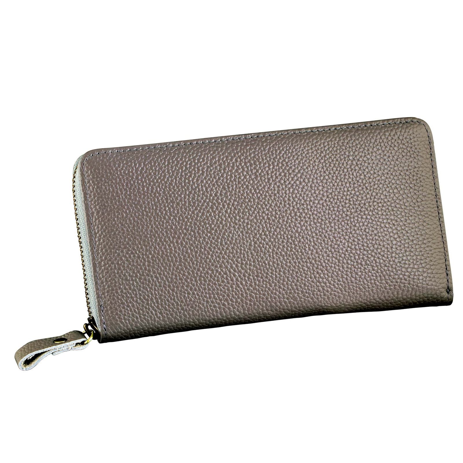 豊岡工房 財布 メンズ レディース 兼用 小銭が分けられる 小銭入れ 長財布 本革 日本製 グレー 3774-11