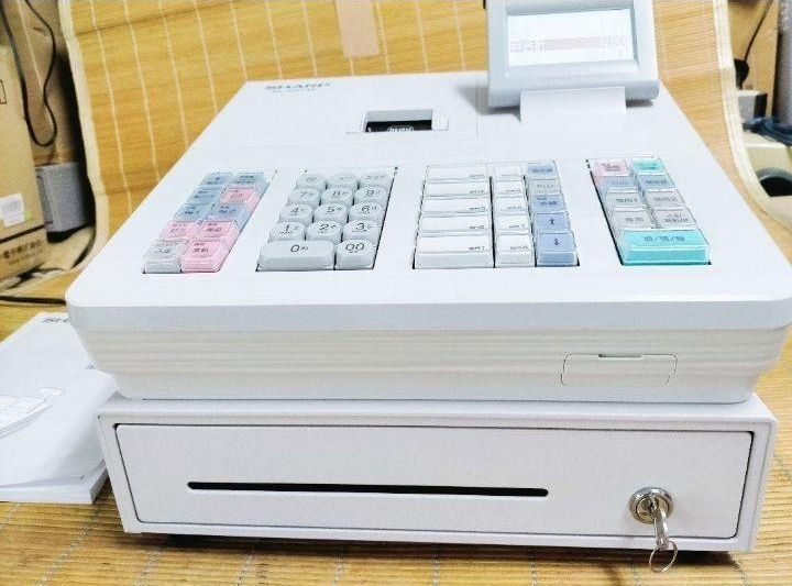 シャープレジスター XE-A207w-wPC連携売上管理設定無料