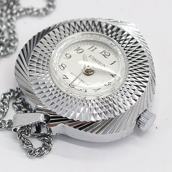 FASHION 手巻き ラウンド 白文字盤 懐中時計 YSD - メルカリ