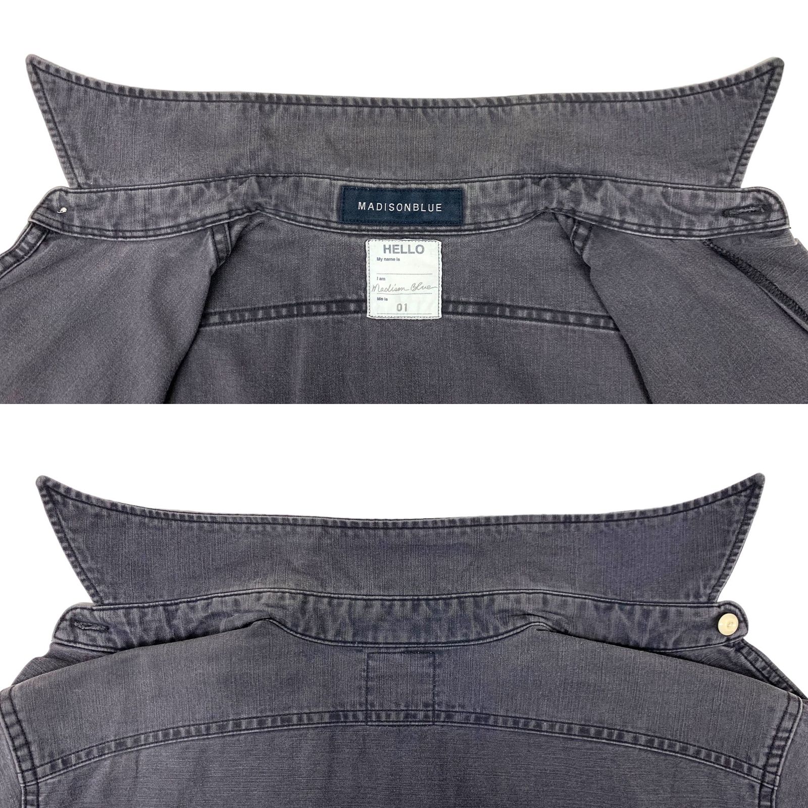 MADISONBLUE (マディソンブルー) コットン シャツ 長袖 MB999-5711 01