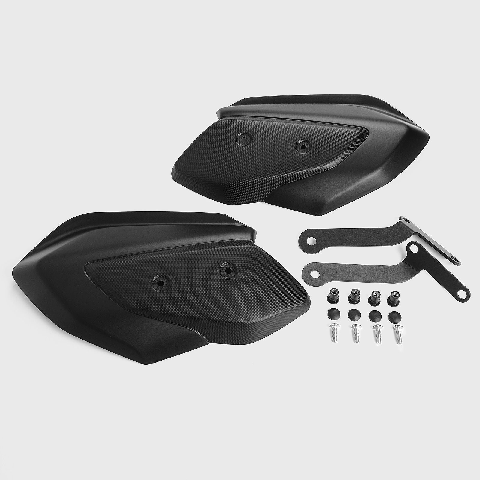 ヤマハ XMAX125 XMAX300 2025-2025 ハンドガード プロテクター クラッチレバーガード 風防カバー ABS製 マットブラック BRIGHTFACE_UK