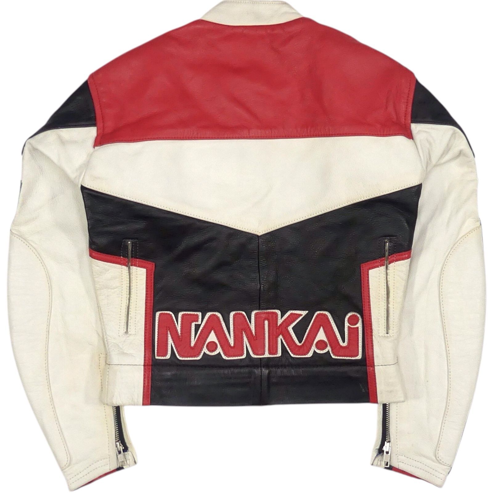 NANKAI 南海部品 TopRaider レザーシングルライダース LL NANKAI レザージャケット バイク シングルライダース オートバイ