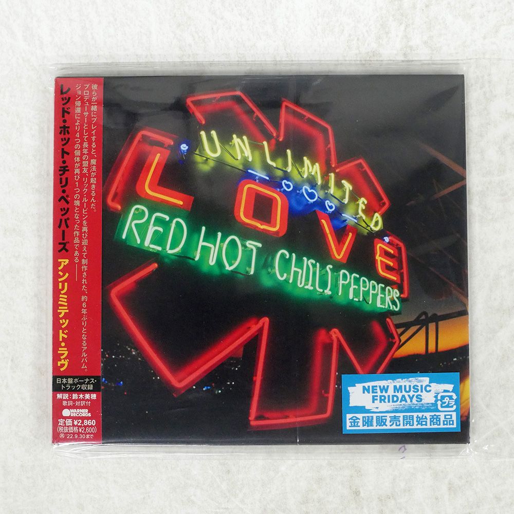 国内盤 RED HOT CHILI PEPPERS/UNLIMITED LOVE/WARNER RECORDS