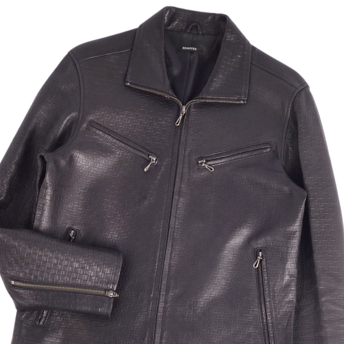 極美品 シャッフェン SCHAFFEN ジャケット レザージャケット 