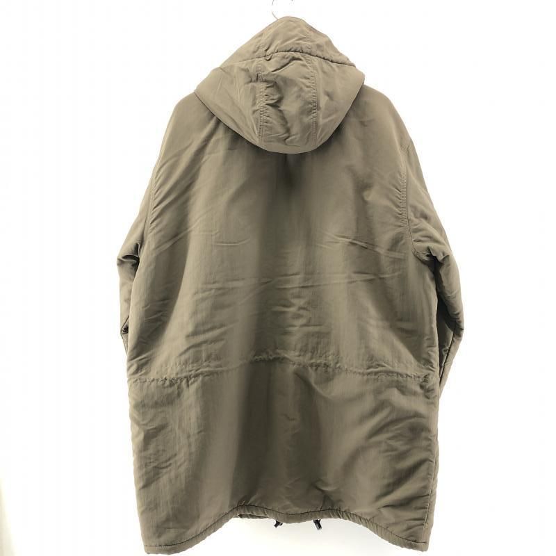 中古】LANDS'END 90s USA製 ナイロン 中綿 マウンテンパーカー カーキ