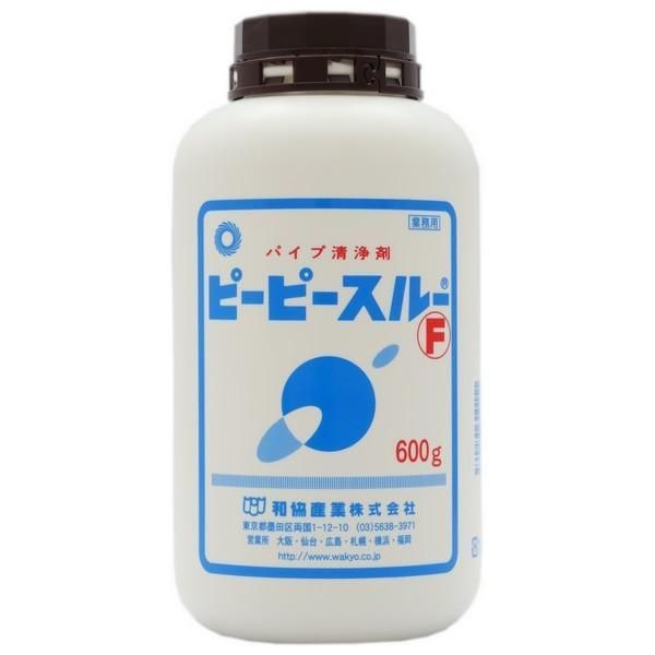 ピーピースルーF 排水管洗浄剤 業務用 600ｇ×12入●ケース販売お徳用