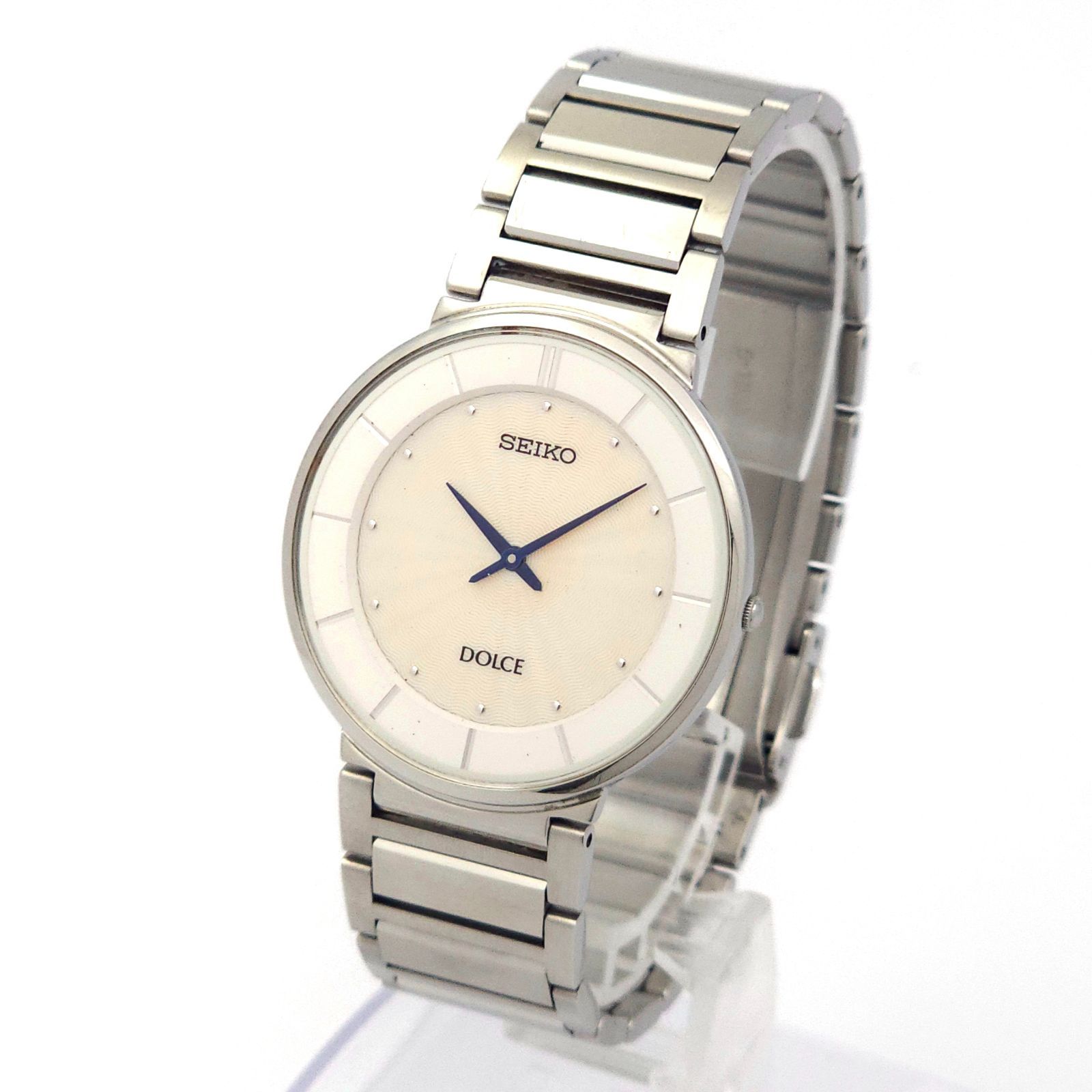 1円スタート 稼働品 SEIKO セイコー DOLCE ドルチェ 7741-5140 SS 