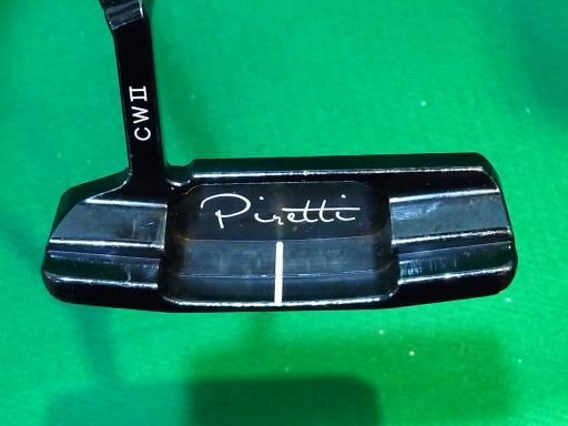 Piretti COTTON WOOD II ブラック 365 G 34インチ パター PT スチール フレックスその他 メンズ 男性用 右利き 右用 Dランク ゴルフクラブ