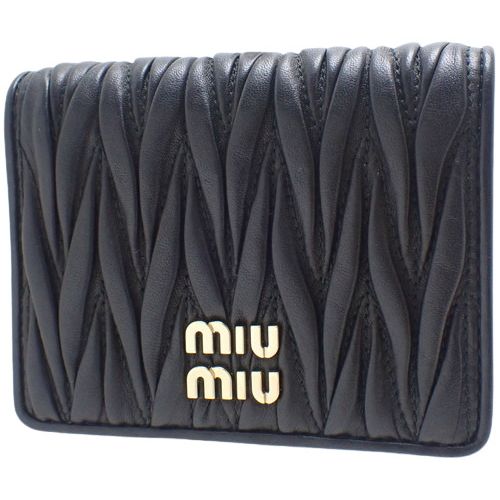 MIUMIU(ミュウミュウ) マテラッセ 折り財布 コンパクト財布 二つ折り 2 ...