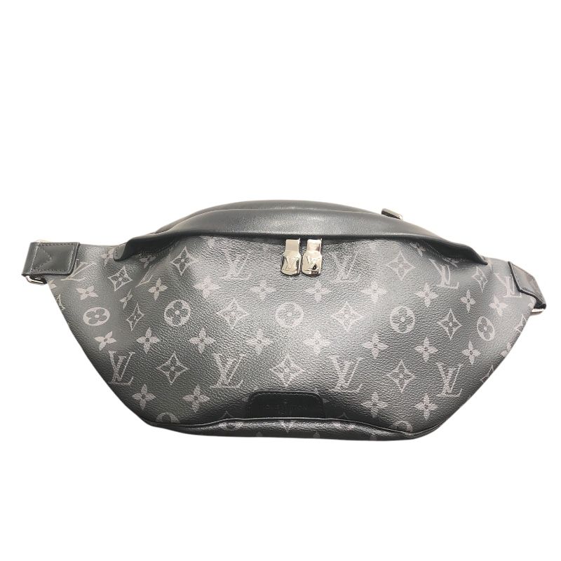 ルイ ヴィトン LOUIS VUITTON ディスカバリー バムバッグ M44336 ブラック モノグラム エクリプス メンズ ウエストバッグ